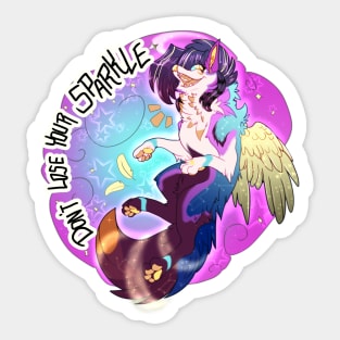 Don't Lose Your Sparkle! Sparkledog Emblem Sticker